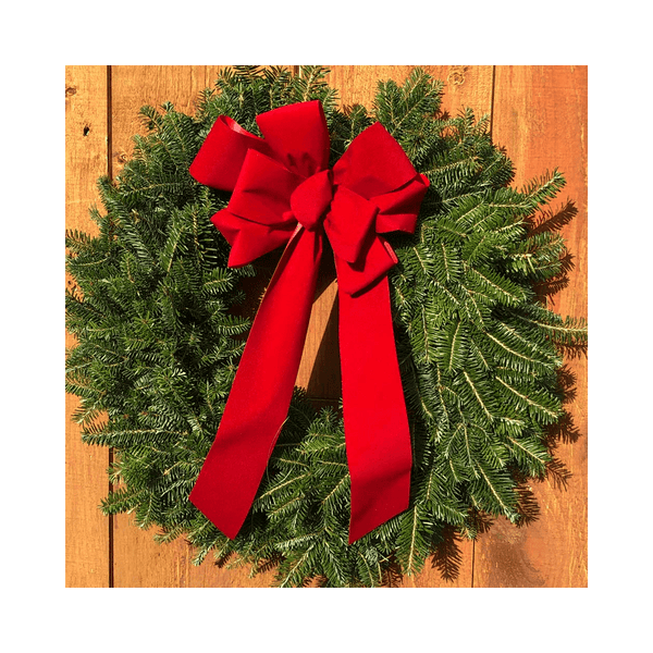 2 Pack of Balsam Fir Wreaths With Bow - Your One Stop Shop