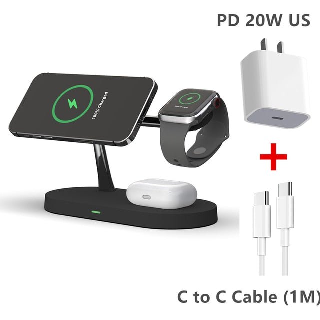 3 - in - 1 Wireless Magsafe Charger Stand - Your One Stop Shop