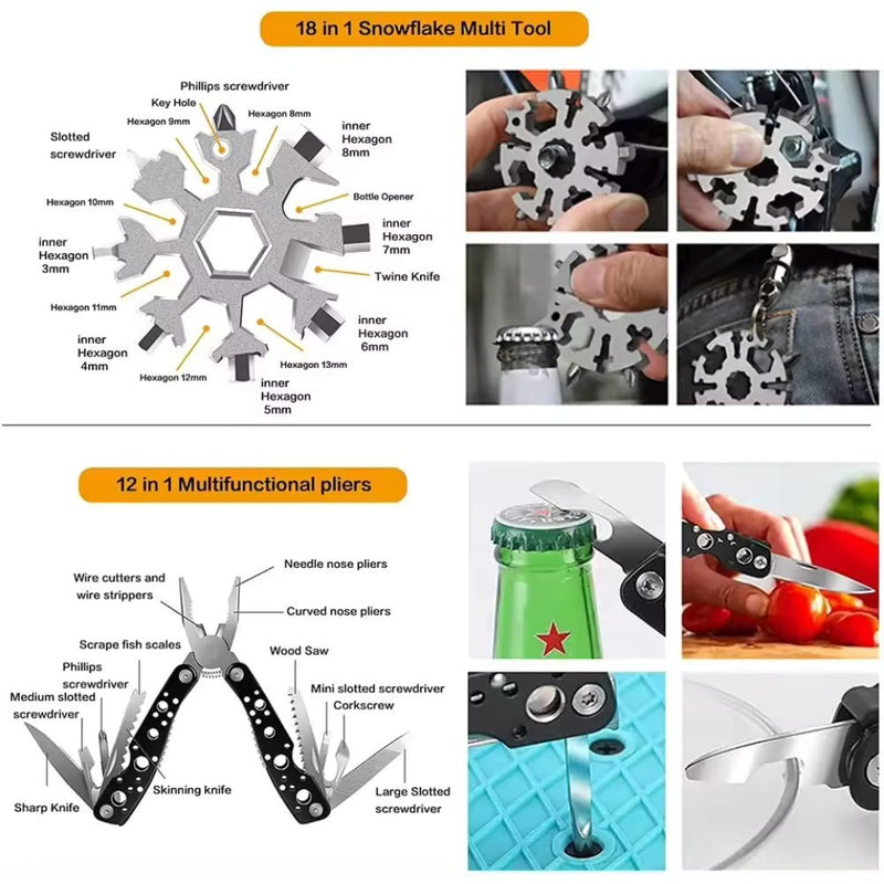 31 Pieces in 1 Bag Survival Gear and Equipment - Your One Stop Shop