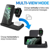 3in1 Wireless Fast Charger Dock Station - Your One Stop Shop