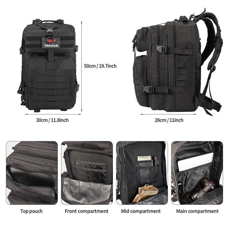 42L Tactical Backpack Bag with USA Patch - Your One Stop Shop