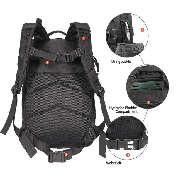 42L Tactical Backpack Bag with USA Patch - Your One Stop Shop