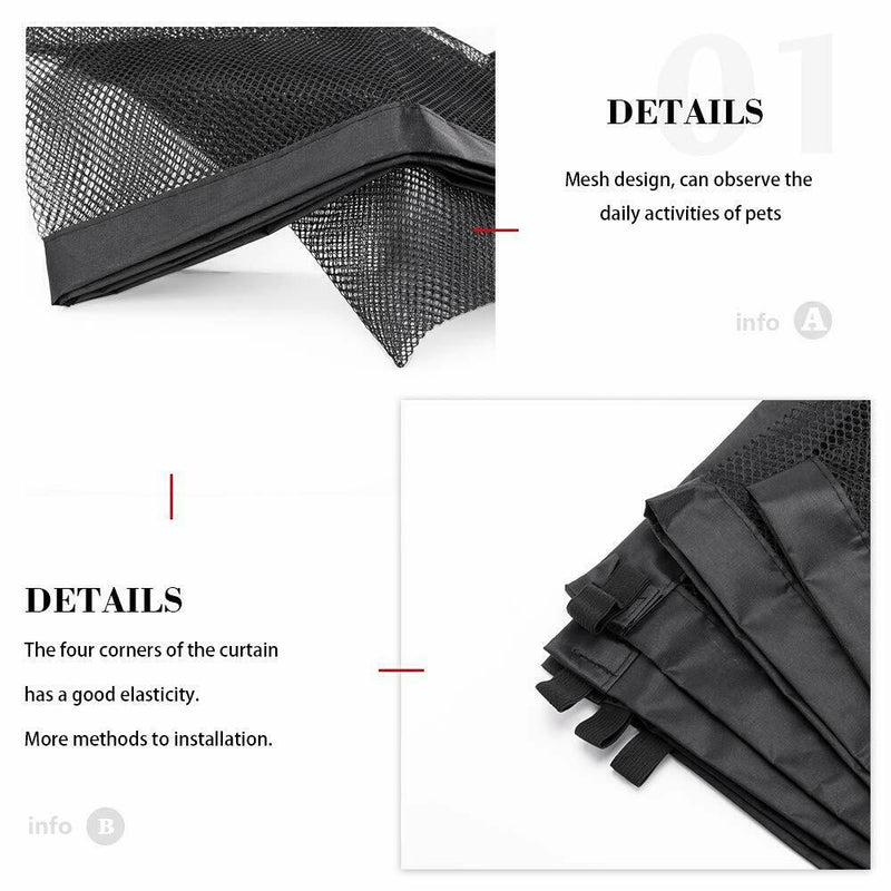 Black Foldable Protection Pet Safety Gate - Your One Stop Shop