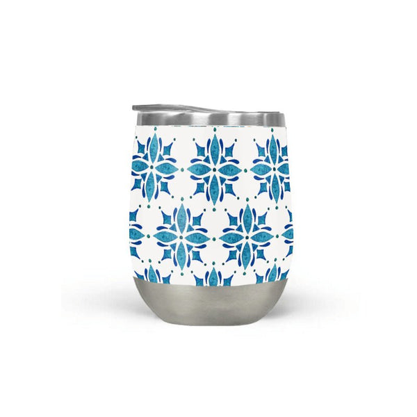 Blue Tile Wine Tumbler - Your One Stop Shop