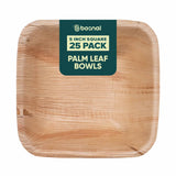 Bosnal - Palm Leaf Biodegradable Bowls, 5 inch, Square - Your One Stop Shop