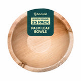 Bosnal - Palm Leaf Bowl, 6 inch, Round , 25 Pcs - Your One Stop Shop