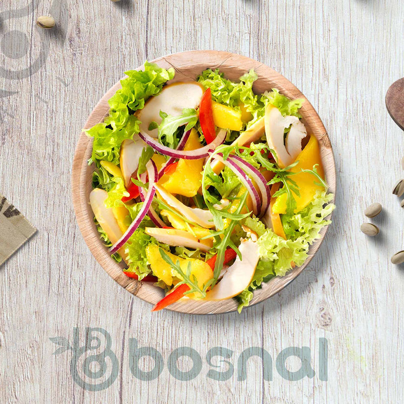 Bosnal - Palm Leaf Bowl, 6 inch, Round , 25 Pcs - Your One Stop Shop