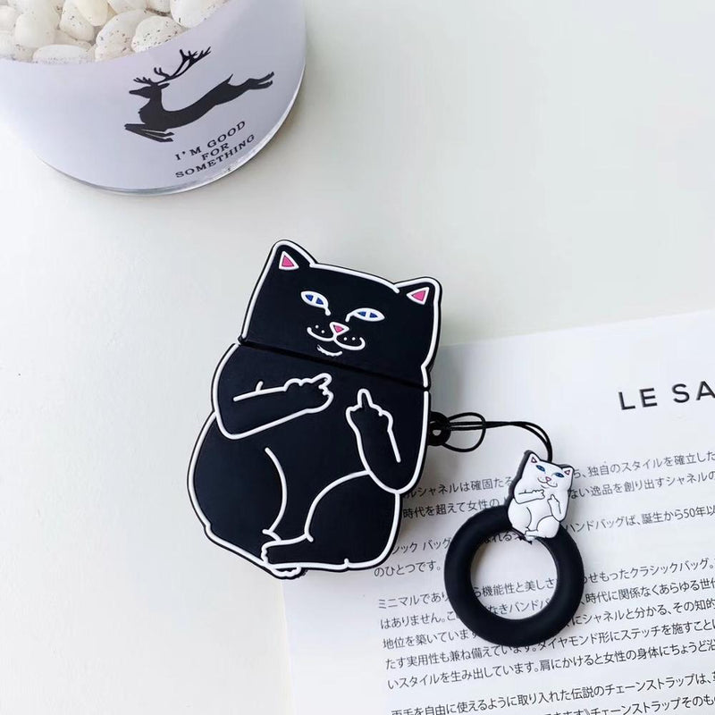 Cartoon Cat AirPods Case - Your One Stop Shop