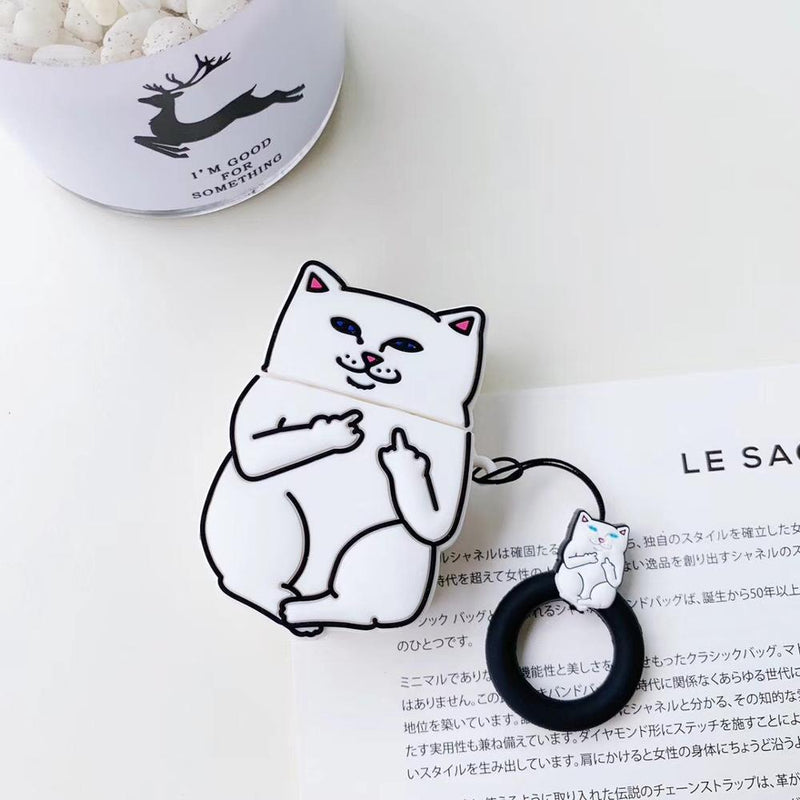 Cartoon Cat AirPods Case - Your One Stop Shop