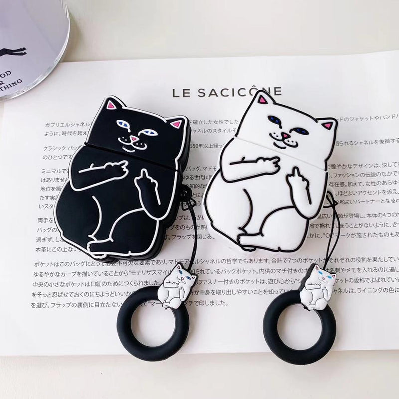 Cartoon Cat AirPods Case - Your One Stop Shop