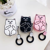 Cartoon Cat AirPods Case - Your One Stop Shop