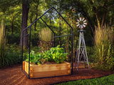 Cedar Raised Garden Bed with Greenhouse Cover - Your One Stop Shop