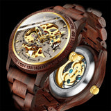 Classic Wooden Men's Mechanical Watch - Your One Stop Shop