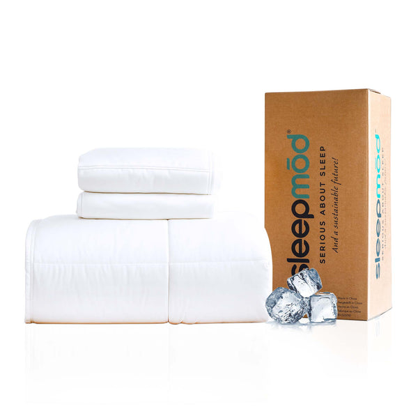 Cooling Comforter Set – Temperature - Regulating Eucalyptus Silk Comforter & Pillow Shams - Your One Stop Shop