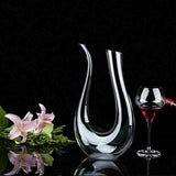 Crystal U - shaped 1500ml Wine Decanter - Your One Stop Shop