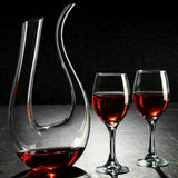 Crystal U - shaped 1500ml Wine Decanter - Your One Stop Shop