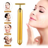 Energy 24K Gold T Beauty Bar Facial Roller Massager - Your One Stop Shop