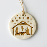 Gold Leaf Nativity Ornament - Your One Stop Shop