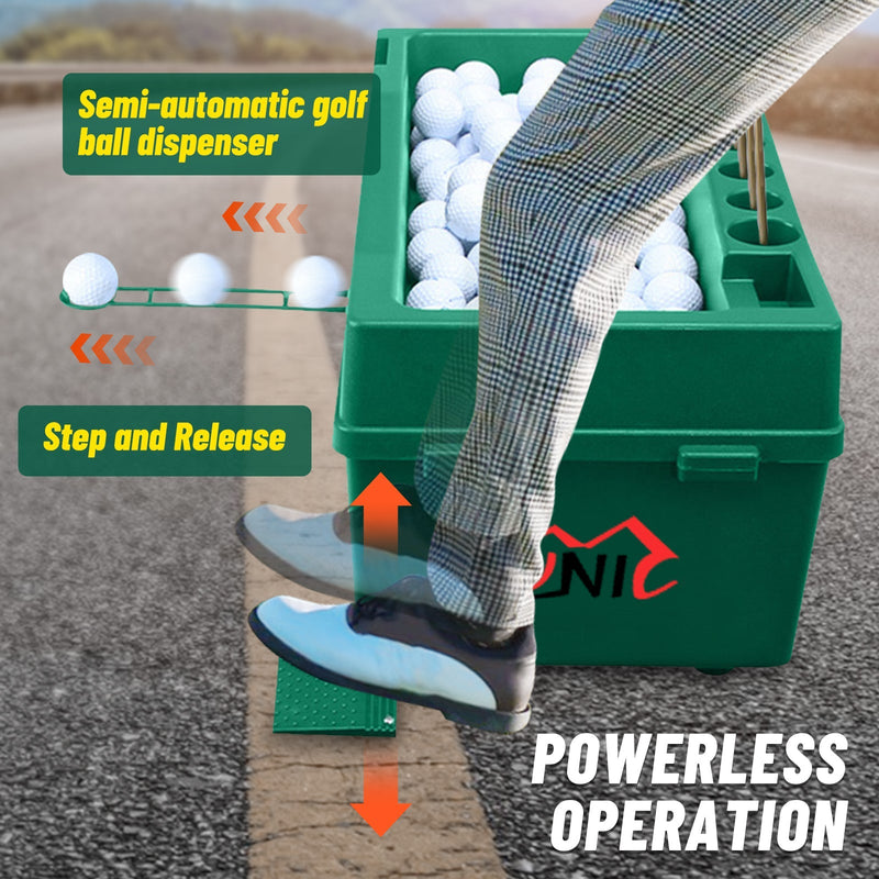 Golf Ball Dispenser Machine Powerless Automatic Tee Up - Your One Stop Shop