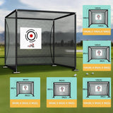 Golf Driving Practice Cage (Black) - Your One Stop Shop