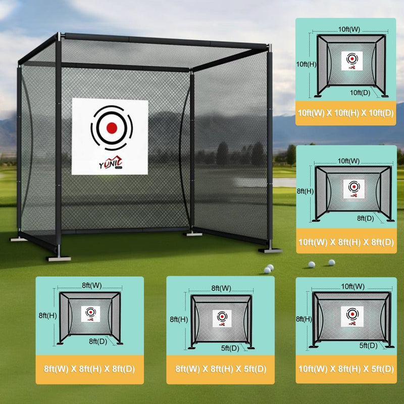 Golf Driving Practice Cage (Black) - Your One Stop Shop