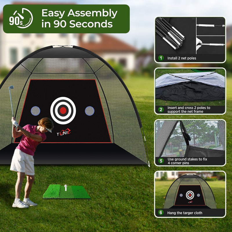 Golf Practice Net - Tent Style (10ft x 7ft) - Your One Stop Shop
