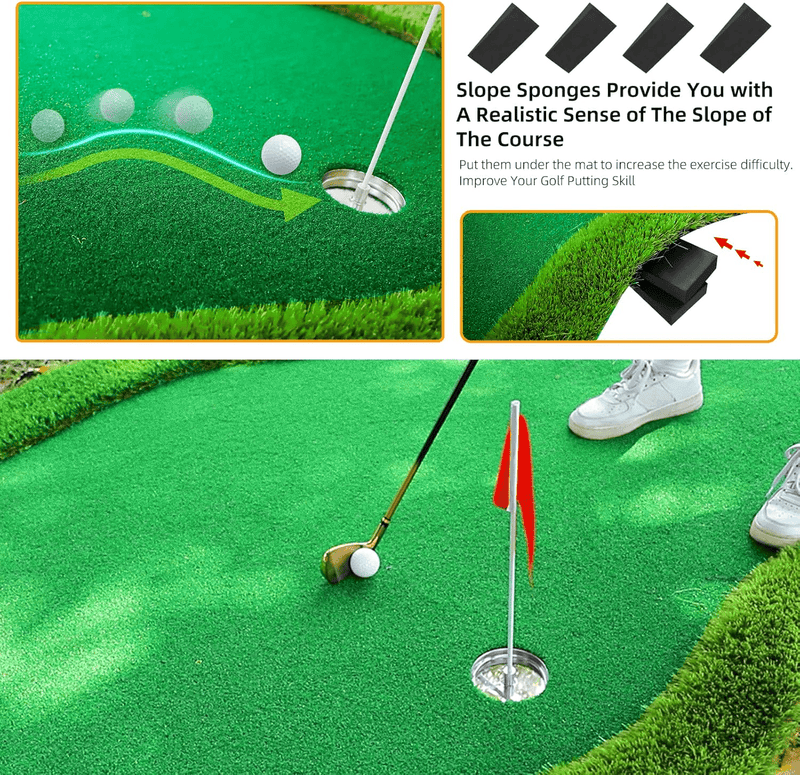 Golf Putting Green (8ft x 16ft, Style A) - Your One Stop Shop