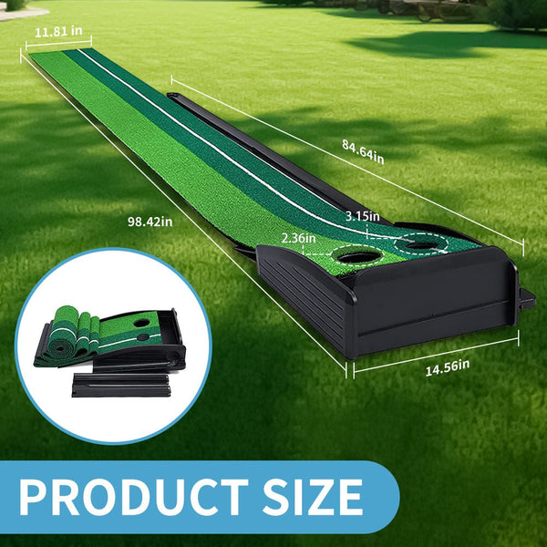 Golf Putting Mat Portable (8FT/10FT) - Your One Stop Shop
