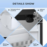 Kismile 3.2 Cu.Ft,Mini Refrigerator with Freezer F5887 - Your One Stop Shop