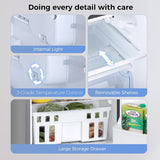 Kismile 3.2 Cu.Ft,Mini Refrigerator with Freezer F5887 - Your One Stop Shop