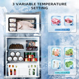 Kismile 3.2 Cu.Ft,Mini Refrigerator with Freezer F5887 - Your One Stop Shop