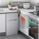 Kismile 3.2 Cu.Ft,Mini Refrigerator with Freezer F5887 - Your One Stop Shop