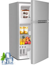 Kismile 3.2 Cu.Ft,Mini Refrigerator with Freezer F5887 - Your One Stop Shop