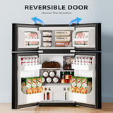 Kismile 3.2 Cu.Ft,Mini Refrigerator with Freezer F5887 - Your One Stop Shop