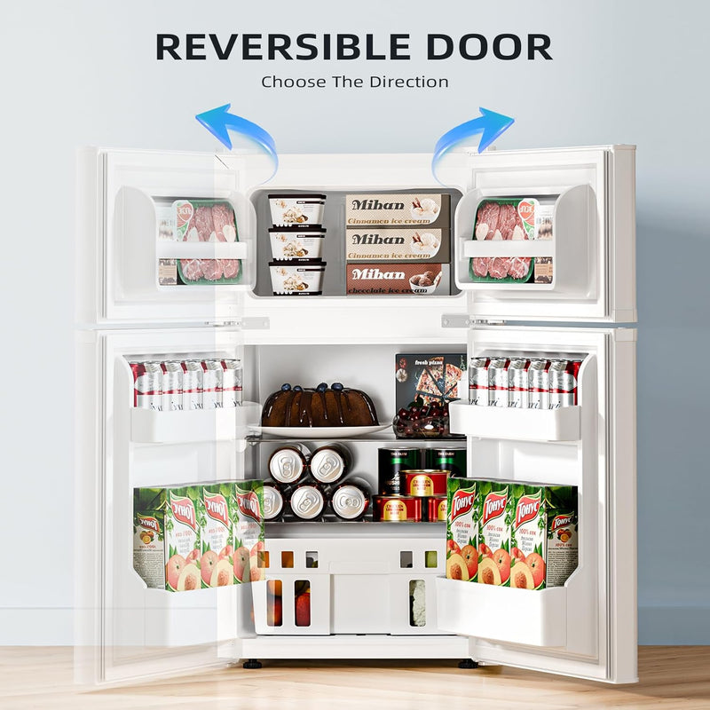 Kismile 3.2 Cu.Ft,Mini Refrigerator with Freezer F5887 - Your One Stop Shop