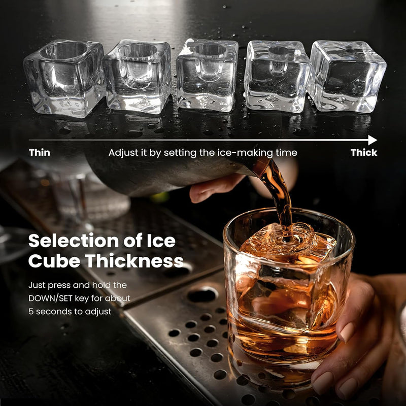 Kismile Clear Square Ice Cubes Maker 58003RIM0 - Your One Stop Shop