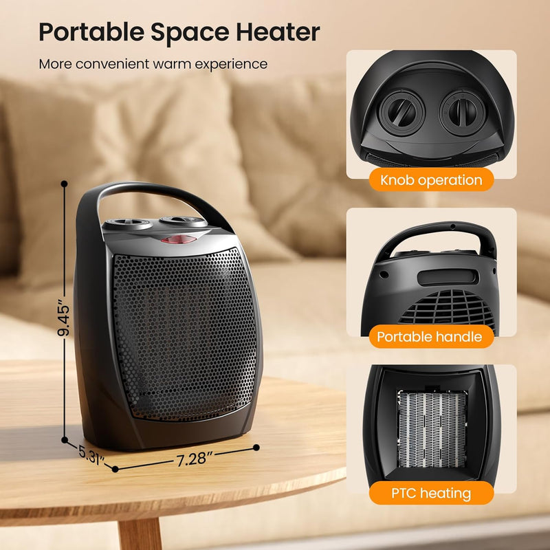 Kismile Portable Electric Space Heater Series - Your One Stop Shop