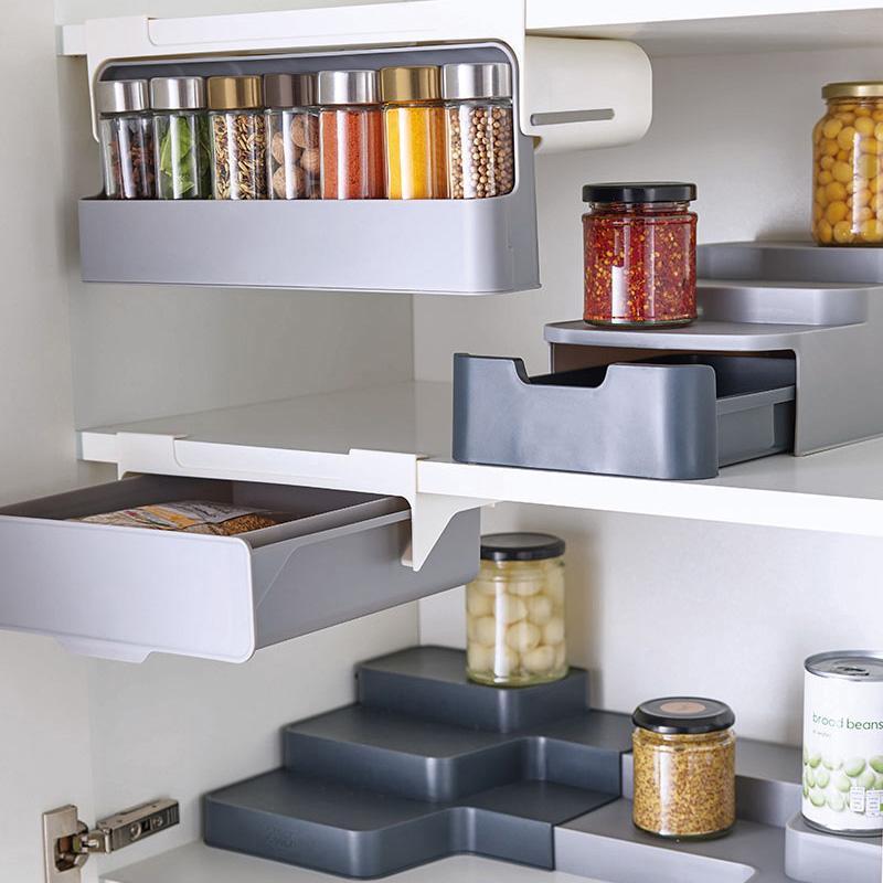 Kitchen Self - Adhesive Wall - Mounted Spice Organizer - Your One Stop Shop
