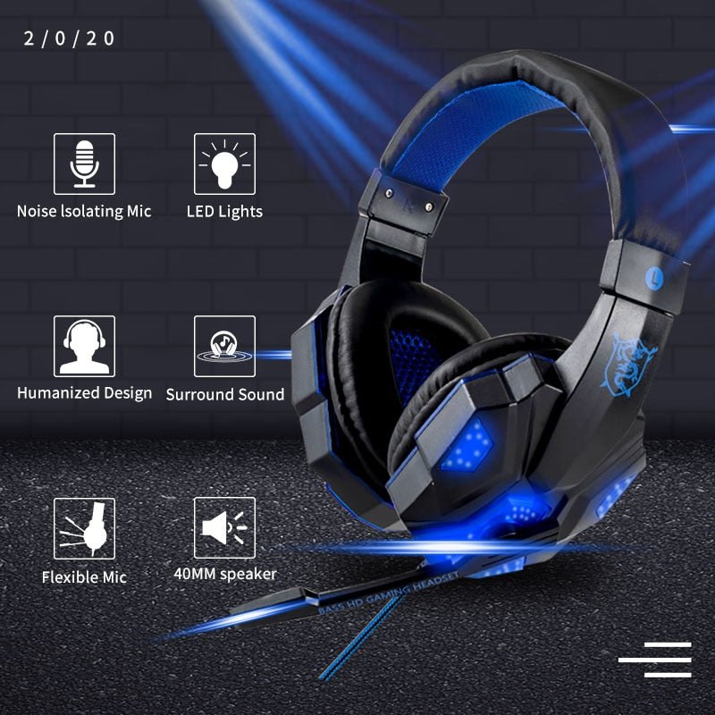 Led Light Wired Gamer Headset - Your One Stop Shop