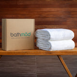 Luxury Organic Bath Sheets Two Pack - GOTS Certified, Soft, Eco - Friendly - Your One Stop Shop