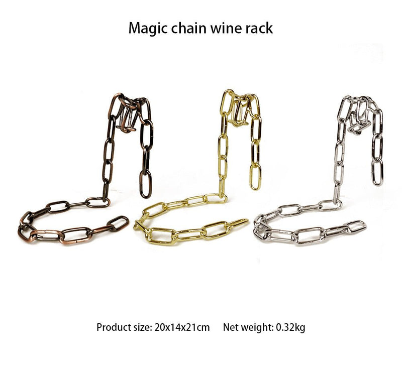 Magic Iron Chain Wine Bottle Holder - Your One Stop Shop