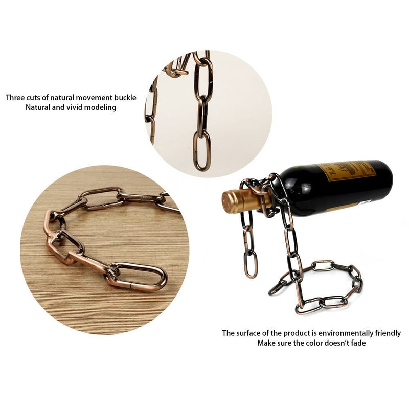 Magic Iron Chain Wine Bottle Holder - Your One Stop Shop