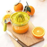 Manual Citrus Juicer with Measuring Cup and Grater - Your One Stop Shop