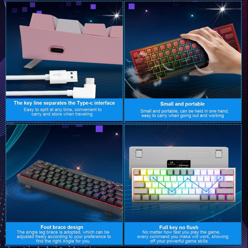 Mini Mechanical Gaming Wired Keyboard - Your One Stop Shop