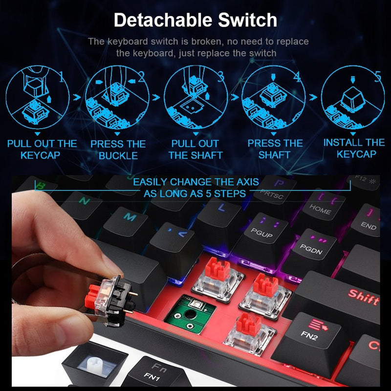 Mini Mechanical Gaming Wired Keyboard - Your One Stop Shop