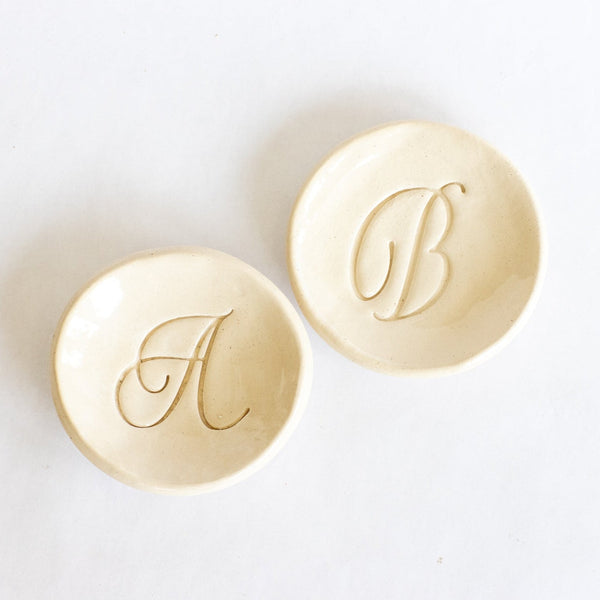Monogram Ring Dish Without Gold - Your One Stop Shop
