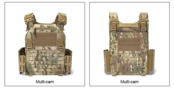 MUCITUP MUCTAC Tactical Plate Carrier Vest 1000D MOLLE Quick Release Multicam - Your One Stop Shop