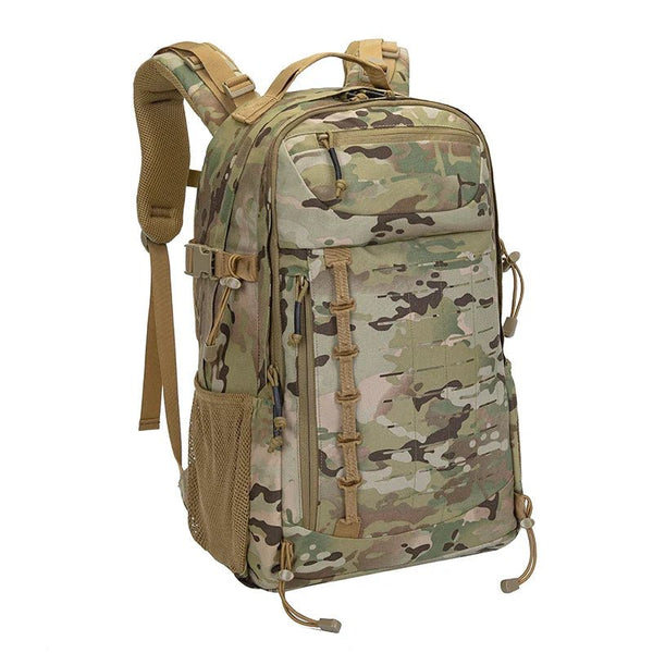 MUCTAC Tactical Backpack – 30L, 500D Cordura, YKK Zippers – Multicam, Black, or Khaki - Your One Stop Shop