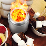 Portable Outdoor Fire Pit with Stand, Low Smoke Burning Tabletop Fire Pit Fuel - Your One Stop Shop