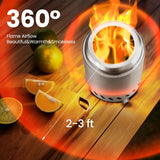 Portable Outdoor Fire Pit with Stand, Low Smoke Burning Tabletop Fire Pit Fuel - Your One Stop Shop